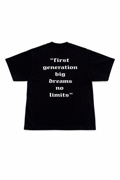 No Limits Oversized Black Tee