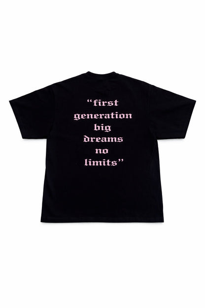 No Limits Oversized Black Tee